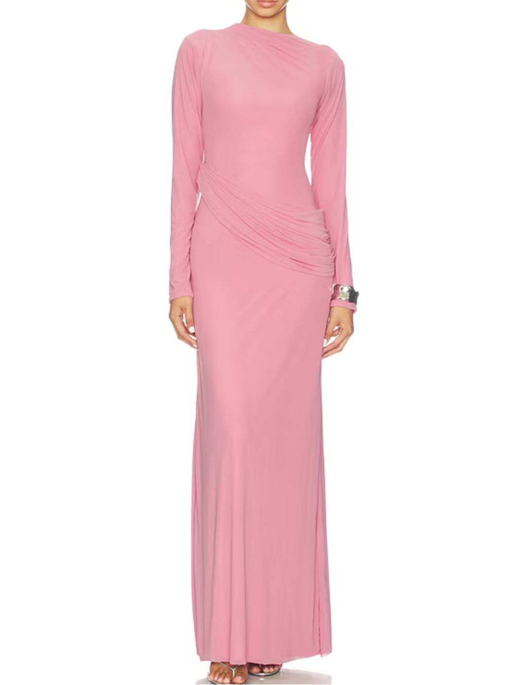 Deme By Gabriella Olga Dress in Mauve Pink sz Medium